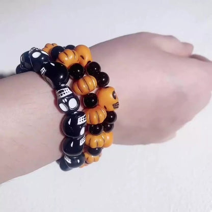 3 Piece Halloween Beaded Bracelet - Tigbul's Variety Fashion Shop