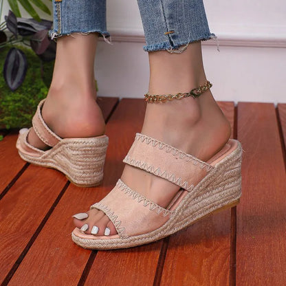 Espadrille Wedge Platform Sandals - Tigbul's Variety Fashion Shop