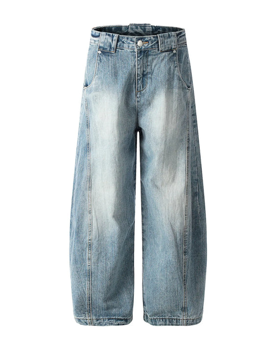 Men's Wide Leg Boyfriend Jeans - Tigbul's Variety Fashion Shop