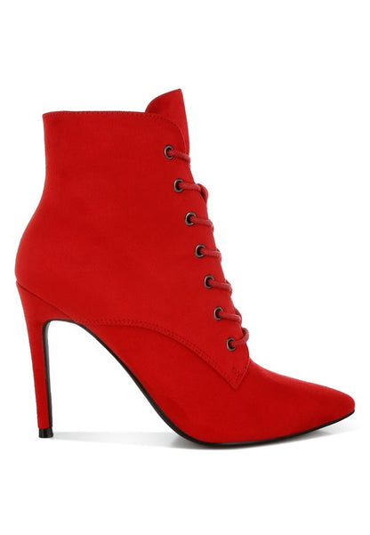 Agmati Lace Up Stiletto Boots - Tigbul's Variety Fashion Shop