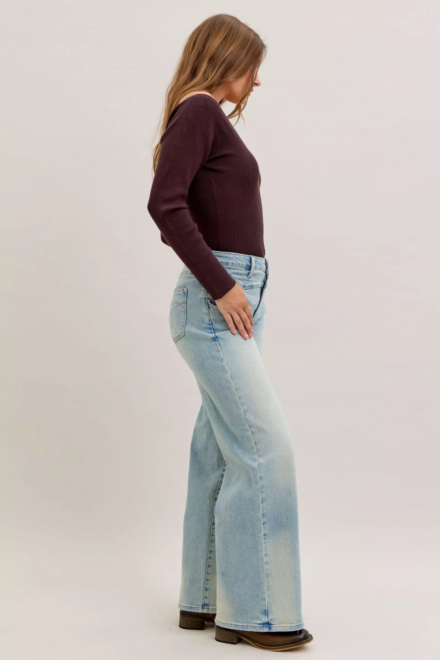 Judy Blue High Waist Column Straight Jeans - Tigbul's Variety Fashion Shop