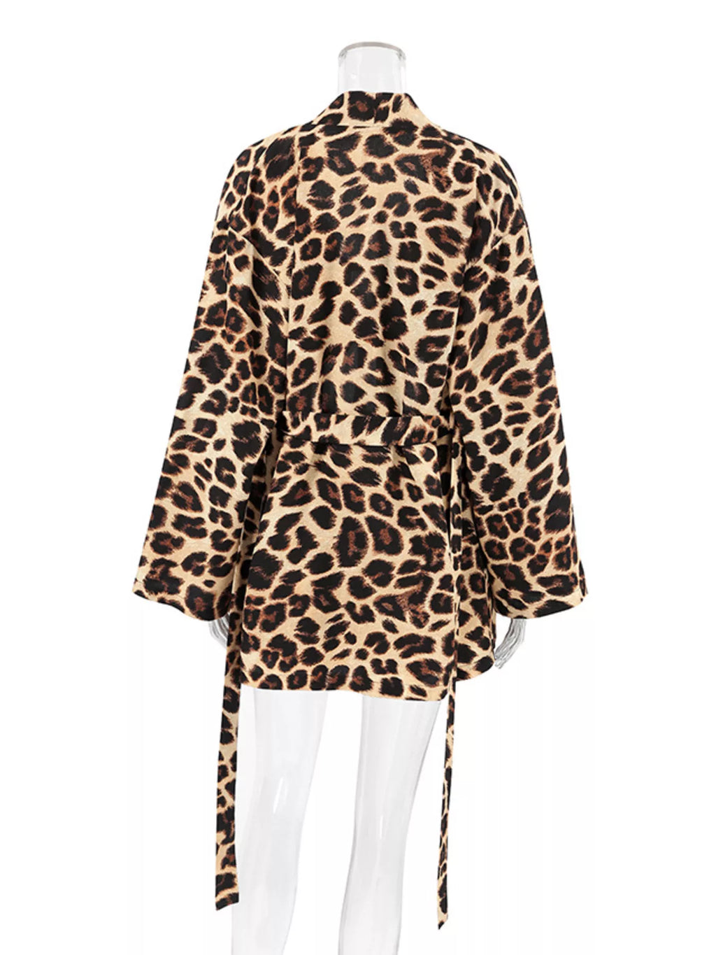 Leopard Cami & Cardigan and Shorts Three-Piece Lounge Set | Tigbuls