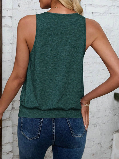 Solid V-Neck Tank - Tigbul's Variety Fashion Shop