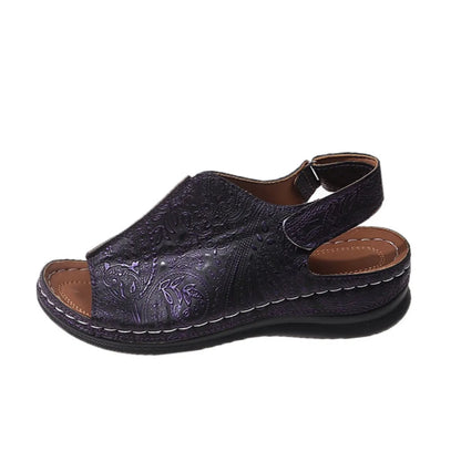 Peep Toe Platform Sandals - Tigbul's Variety Fashion Shop