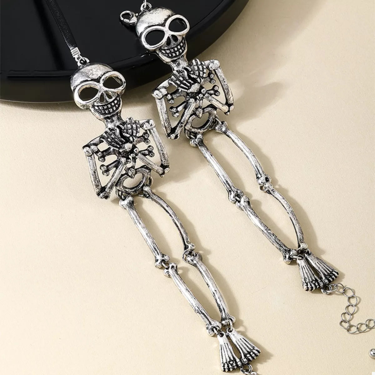 Alloy Skull Necklace and Bracelet Jewelry Set - Tigbul's Variety Fashion Shop