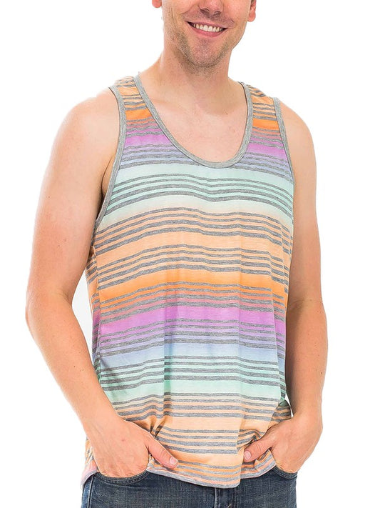 PASTEL STRIPED TANK TOP - Tigbul's Variety Fashion Shop