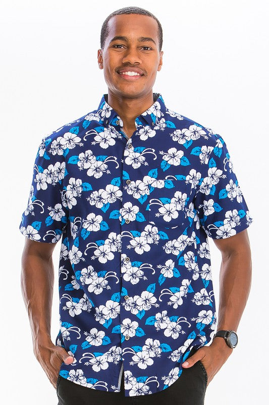 HAWAIIAN BUTTON DOWN SHIRT - Tigbul's Variety Fashion Shop