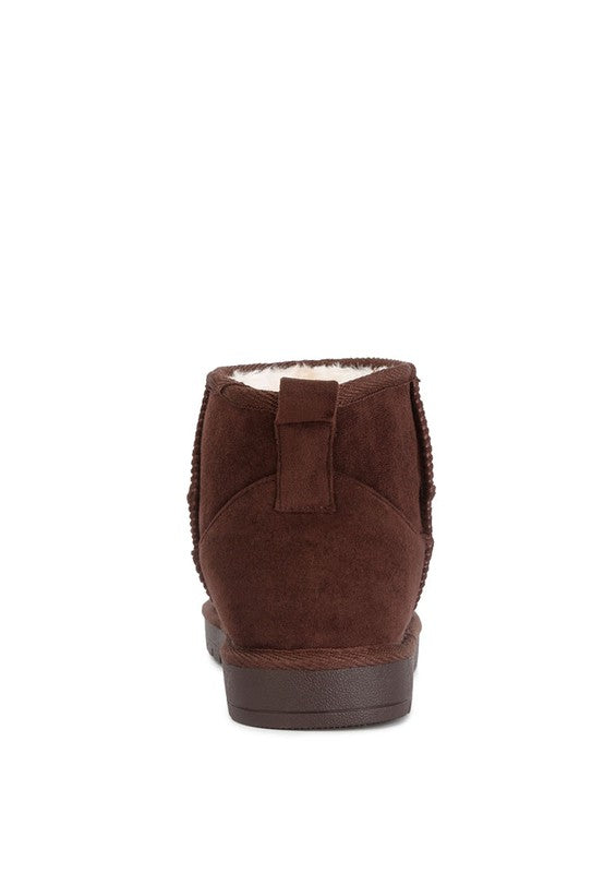 Vesper High Ankle Flat Winter Boots - Tigbul's Variety Fashion Shop