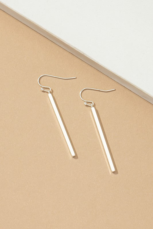 Minimalist match stick drop earrings - Tigbuls Variety Fashion
