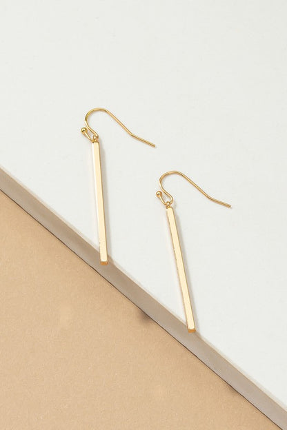 Minimalist match stick drop earrings - Tigbuls Variety Fashion