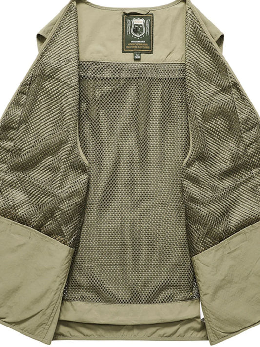 Men's Size Small to 6XL Zip Up Vest with Pockets Plus - Tigbul's Variety Fashion Shop
