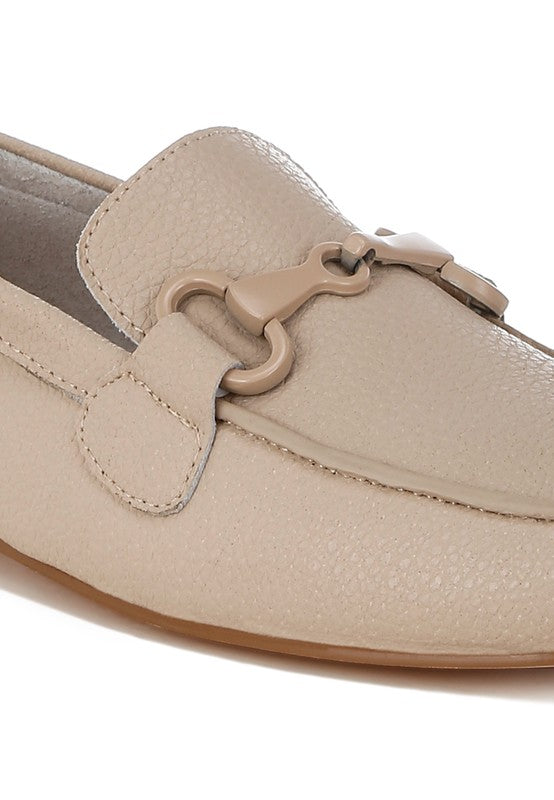 Taranis Monochromatic Horsebit Loafers - Tigbul's Variety Fashion Shop