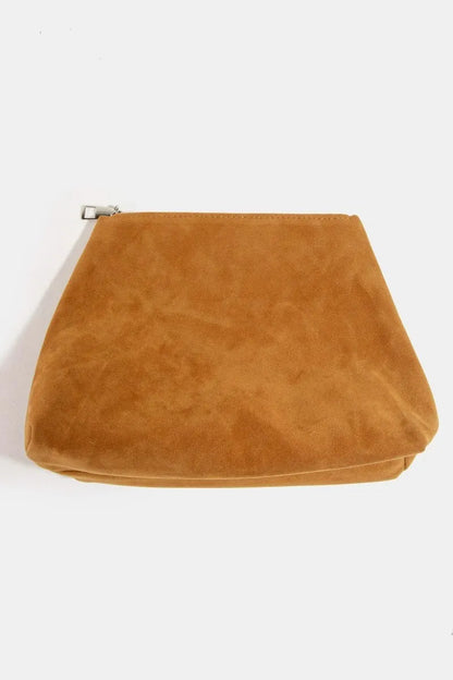 Fame Layered Fringe Detail Suede Hobo Bag - Tigbul's Variety Fashion Shop