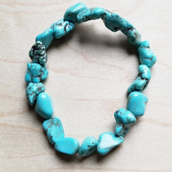 Chunky Turquoise Bracelet - Tigbuls Variety Fashion