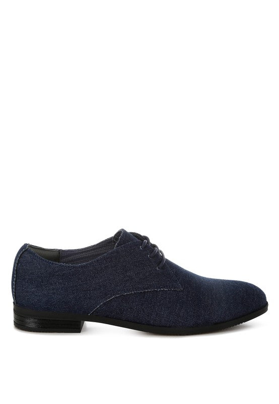 Zapier Denim Oxford Shoes - Tigbul's Variety Fashion Shop