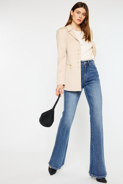 High Rise Flare Jeans - Tigbuls Variety Fashion