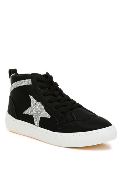 Sonic Star High Ankle Sneakers - Tigbul's Variety Fashion Shop