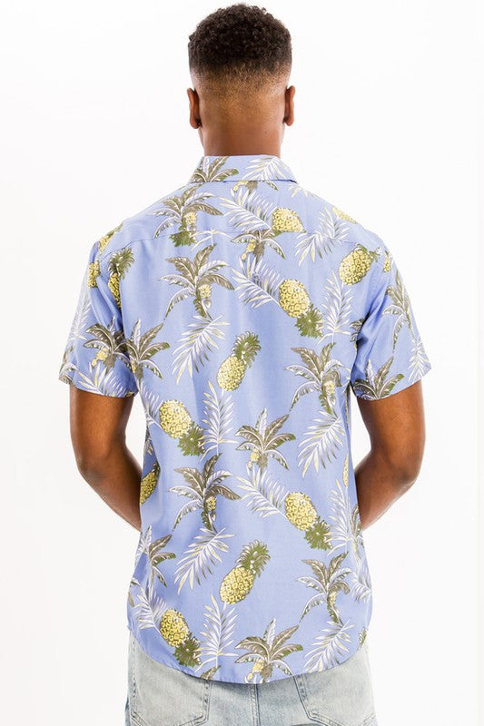 PRINT HAWAIIAN SHIRT - Tigbul's Variety Fashion Shop