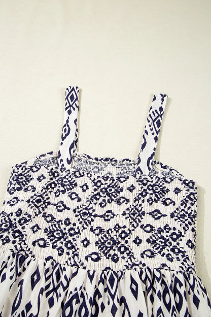 Bohemian Print Wide Leg Jumpsuit - Tigbul's Variety Fashion Shop