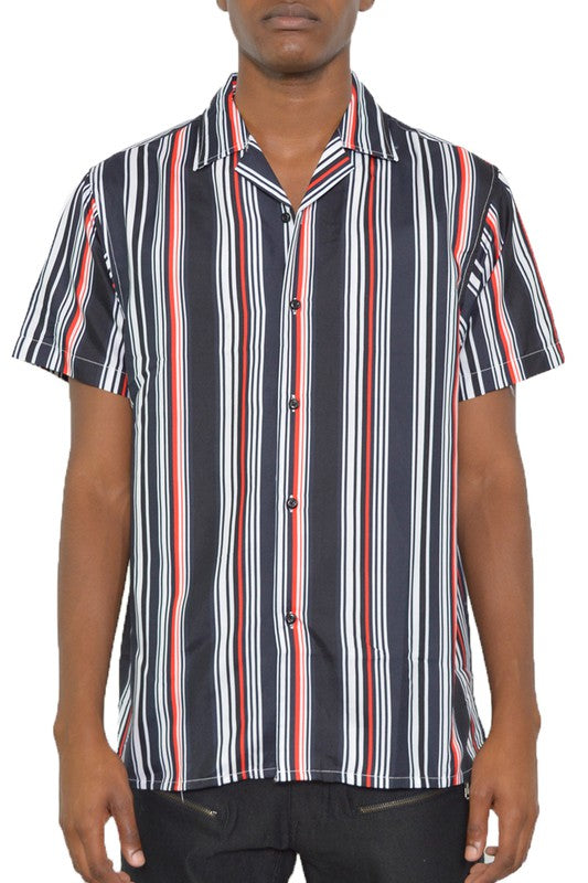 Weiv Short Sleeve Button Down Shirt - Tigbul's Variety Fashion Shop