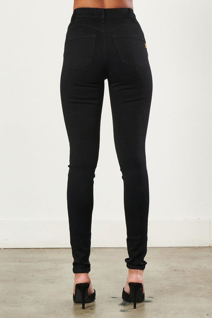 Black High Waisted Skinny Jean - Tigbuls Variety Fashion