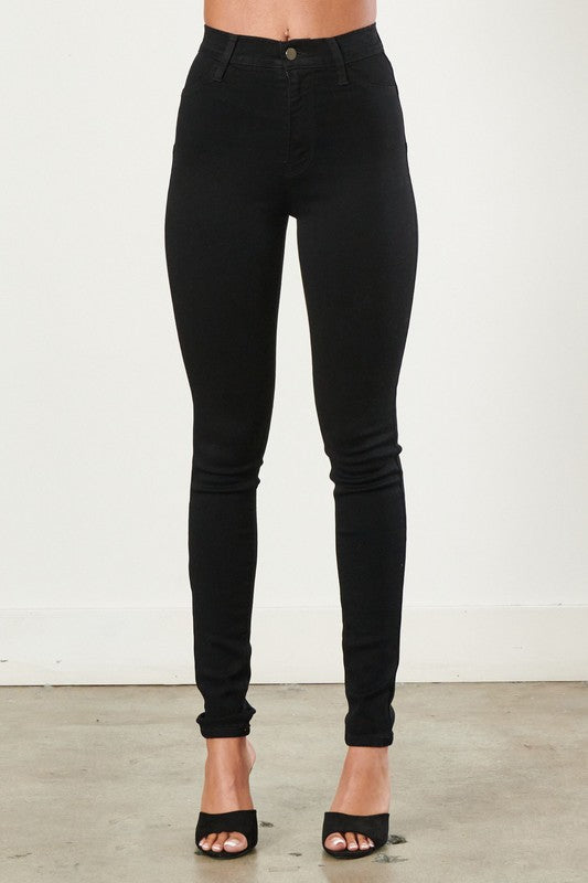 Black High Waisted Skinny Jean - Tigbuls Variety Fashion