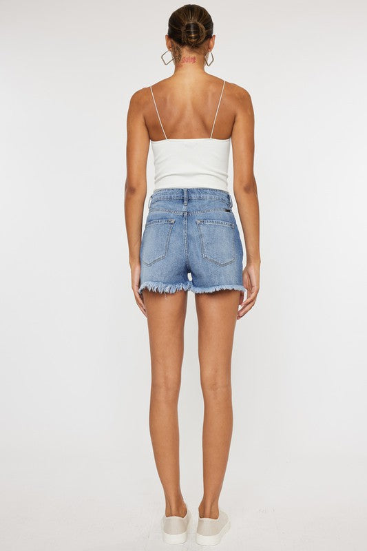 High Rise Mom Denim Shorts - Tigbuls Variety Fashion