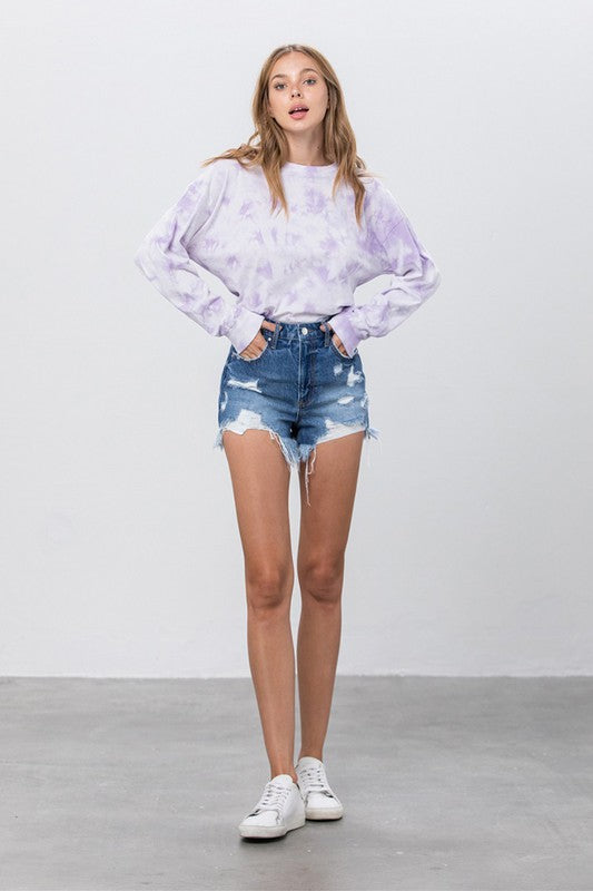 High Rise Denim Shorts - Tigbul's Variety Fashion Shop