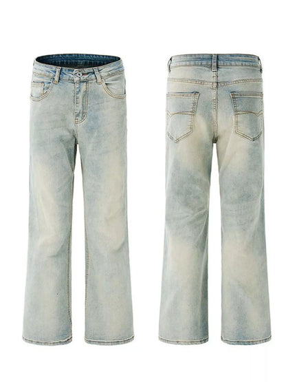 Men's Wash Flare Jeans - Tigbul's Variety Fashion Shop