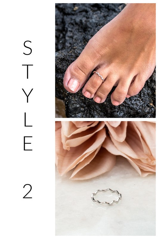 Sterling Silver Toe Rings - Tigbuls Variety Fashion