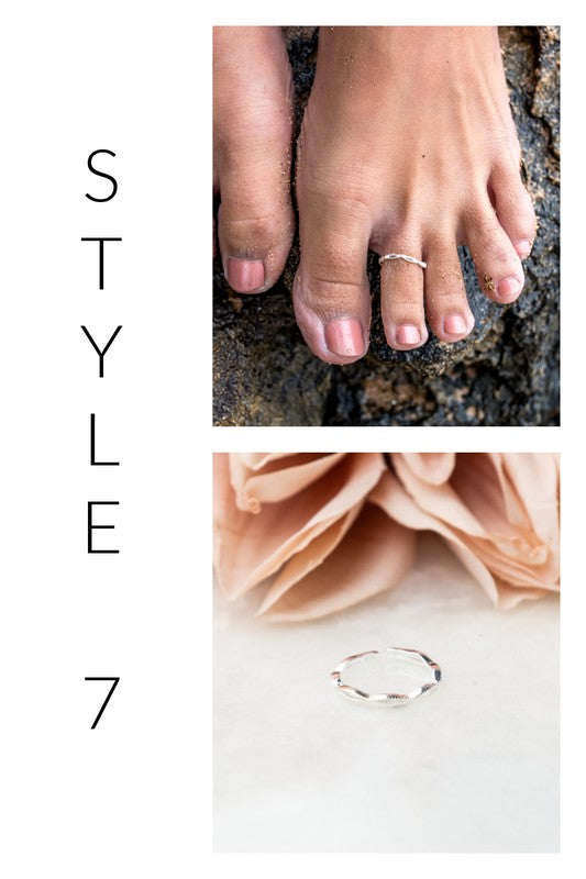 Sterling Silver Toe Rings - Tigbuls Variety Fashion