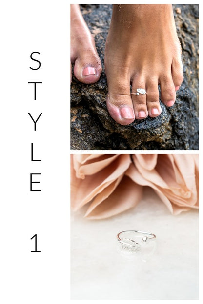 Sterling Silver Toe Rings - Tigbuls Variety Fashion