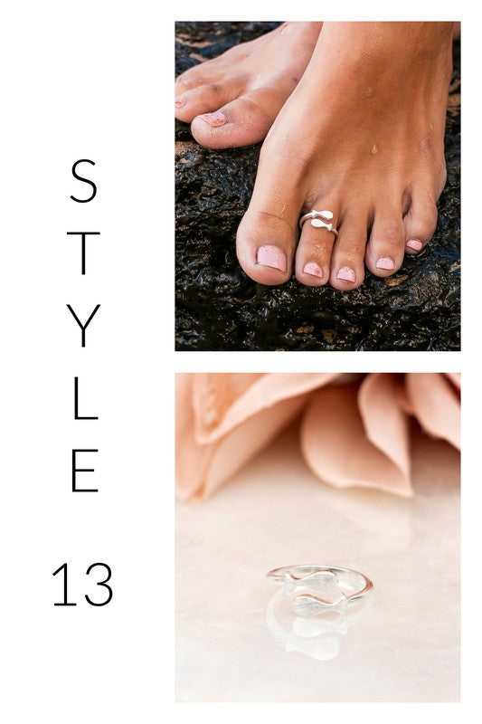 Sterling Silver Toe Rings - Tigbuls Variety Fashion