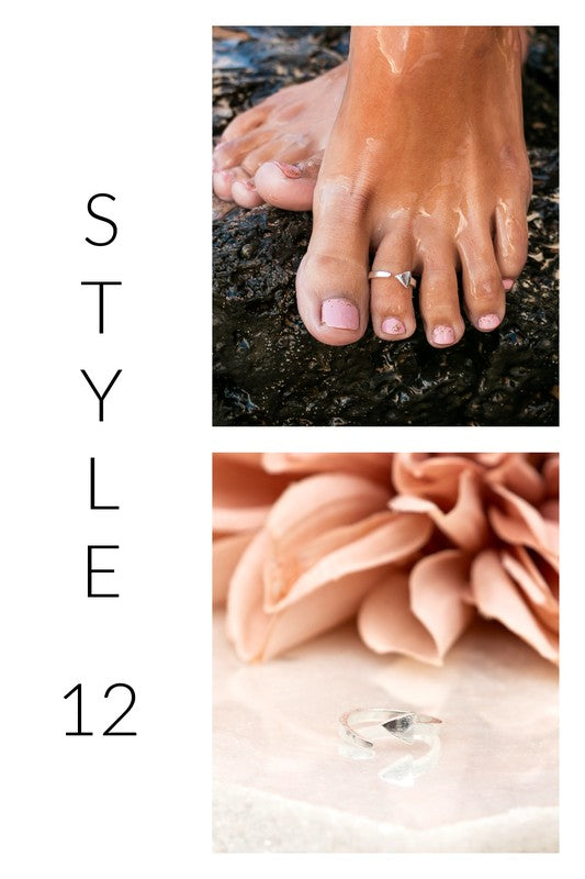 Sterling Silver Toe Rings - Tigbuls Variety Fashion