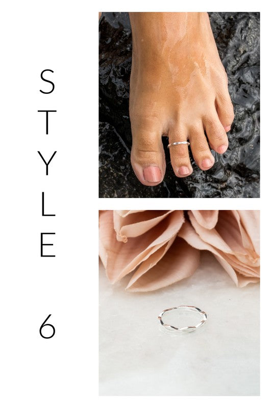 Sterling Silver Toe Rings - Tigbuls Variety Fashion