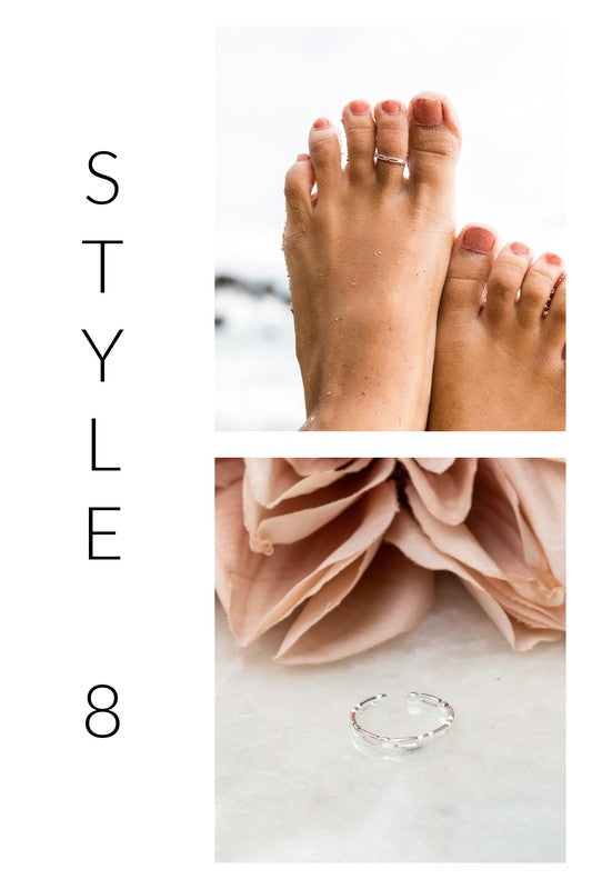 Sterling Silver Toe Rings - Tigbuls Variety Fashion