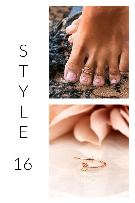 Sterling Silver Toe Rings - Tigbuls Variety Fashion