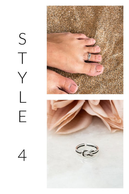 Sterling Silver Toe Rings - Tigbuls Variety Fashion