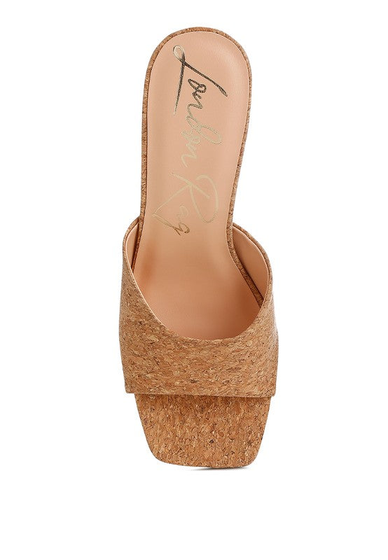 Shiloy Cork Wedge Sandals - Tigbul's Variety Fashion Shop