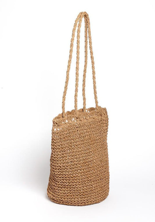 STRAW BEACH BAG - Tigbul's Variety Fashion Shop