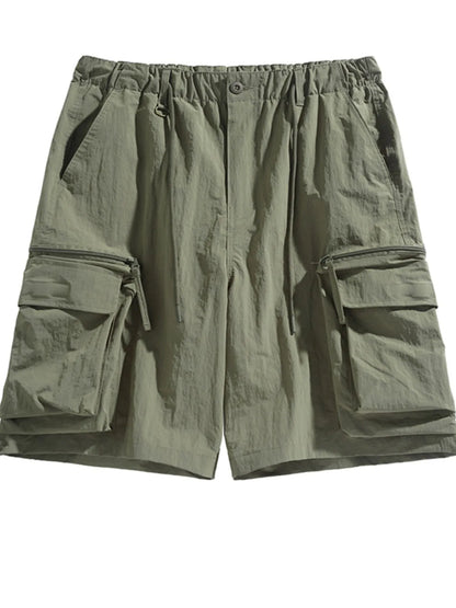 Men's Elastic Waist Cargo Short - Tigbul's Variety Fashion Shop