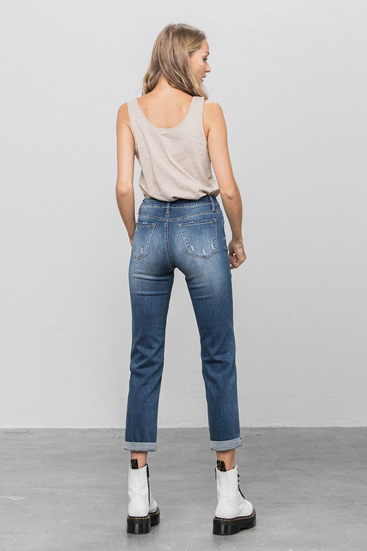 Slim Boyfriend Jeans - Tigbuls Variety Fashion