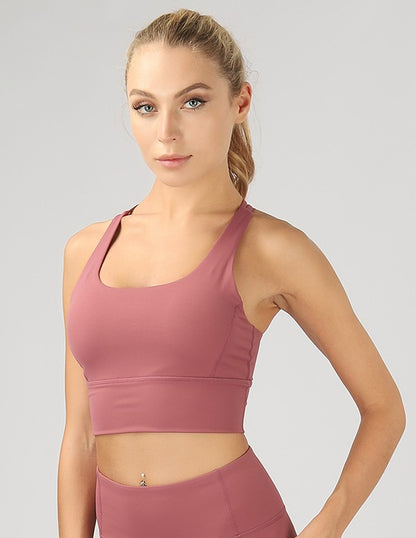 Strappy Back Active Crop Top - Tigbul's Variety Fashion Shop