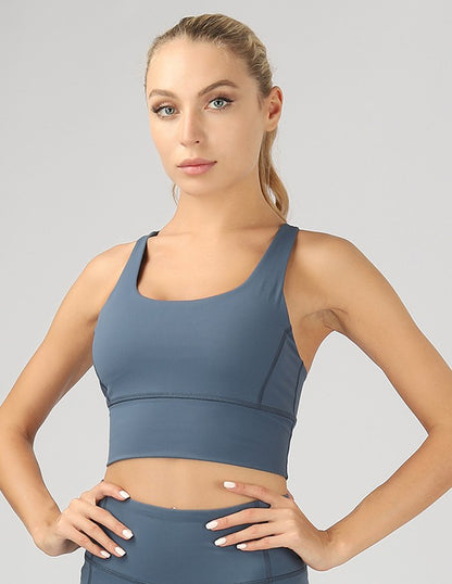 Strappy Back Active Crop Top - Tigbul's Variety Fashion Shop