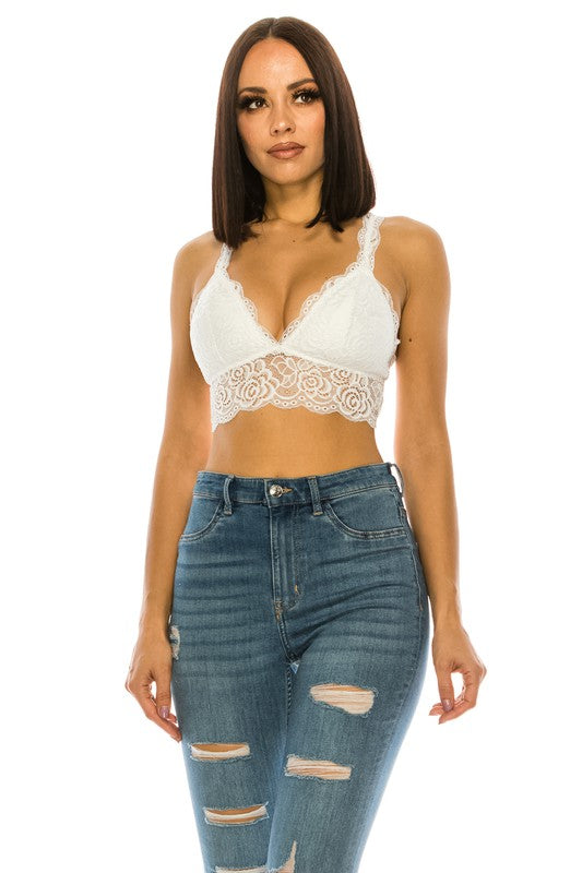 Lace Croptop - Tigbul's Variety Fashion Shop