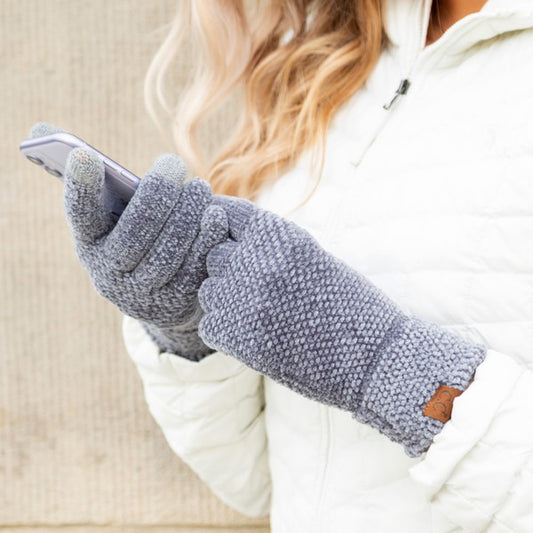 Chenille Touch Gloves - Tigbul's Variety Fashion Shop