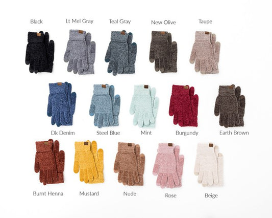 Chenille Touch Gloves - Tigbul's Variety Fashion Shop