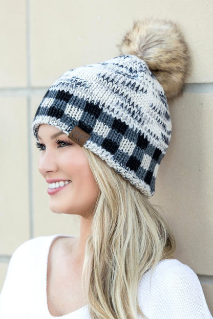 CC Buffalo Pom Beanie - Tigbul's Variety Fashion Shop