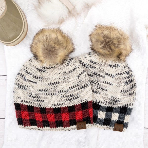 CC Buffalo Pom Beanie - Tigbul's Variety Fashion Shop