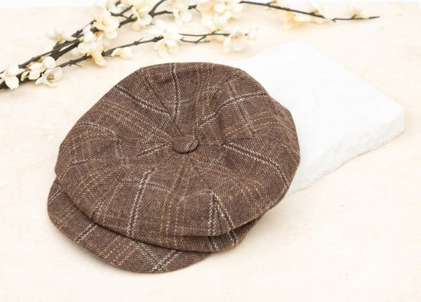Plaid Newsboy Caps - Tigbul's Variety Fashion Shop
